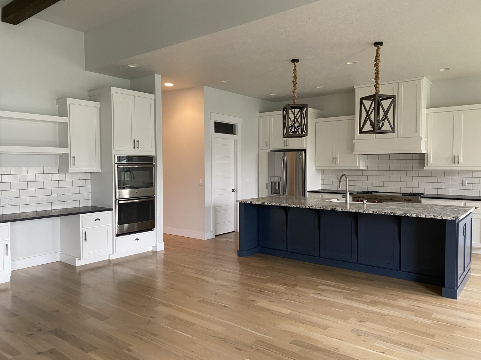Custom kitchen in the Craftsman Retreat project by Thunder Mountain Homes